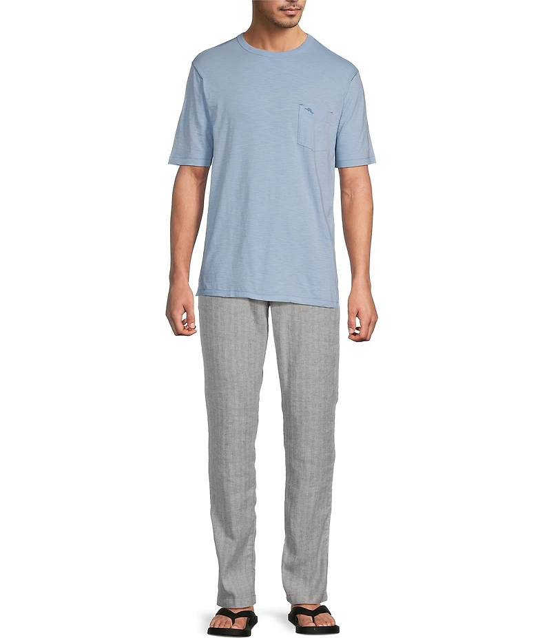 Tommy Bahama Beach Coast Linen Full Elastic Pants