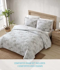 Tommy Bahama Beachway Blooms Reversible Comforter Mini Set