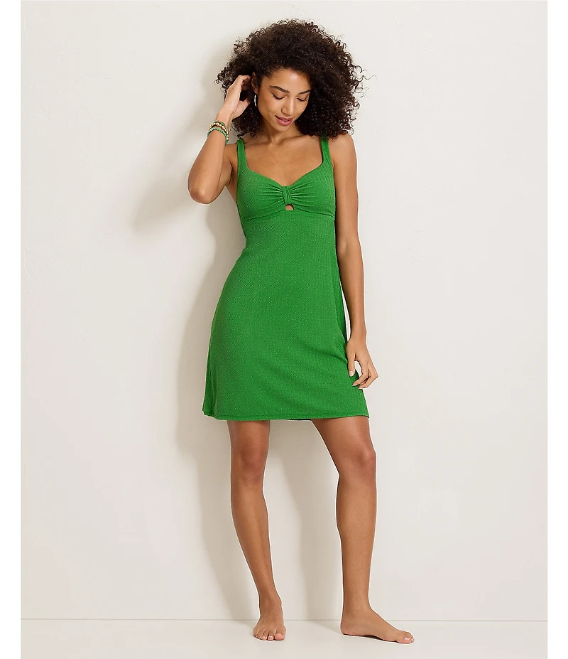 Tommy Bahama Beachy Waves Texture Spa Swim Cover-Up Dress