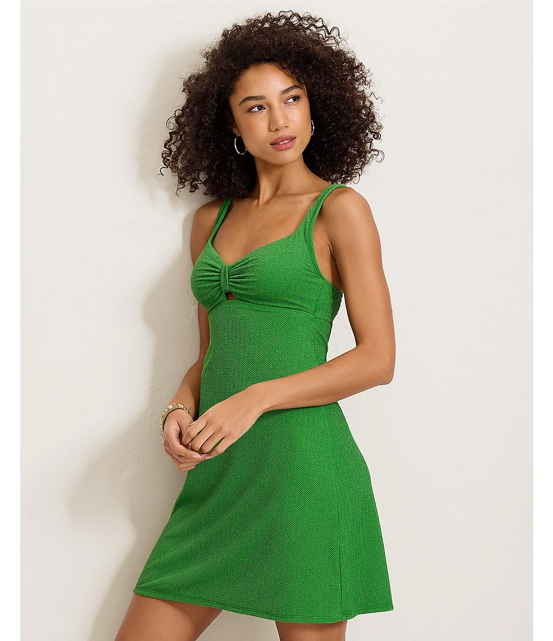 Tommy Bahama Beachy Waves Texture Spa Swim Cover-Up Dress