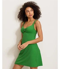 Tommy Bahama Beachy Waves Texture Spa Swim Cover-Up Dress