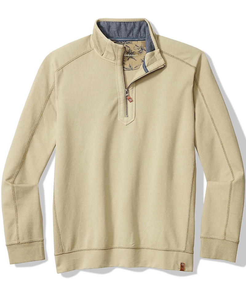 Tommy Bahama Ben And Terry Half Zip Pullover