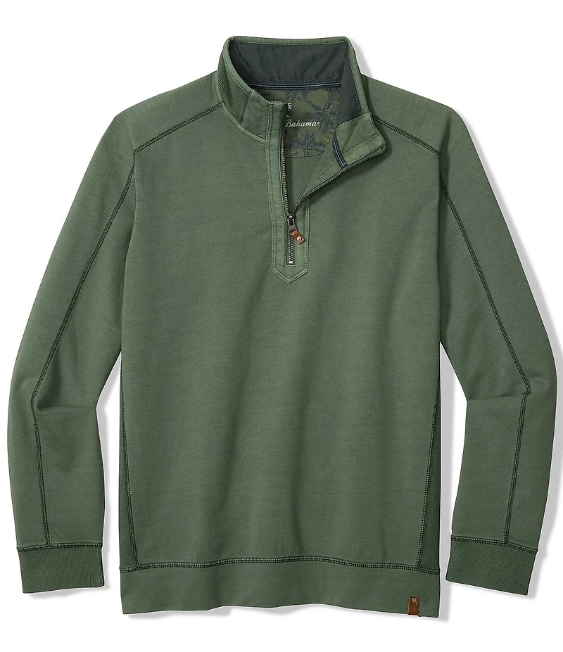 Tommy Bahama Ben And Terry Half Zip Pullover