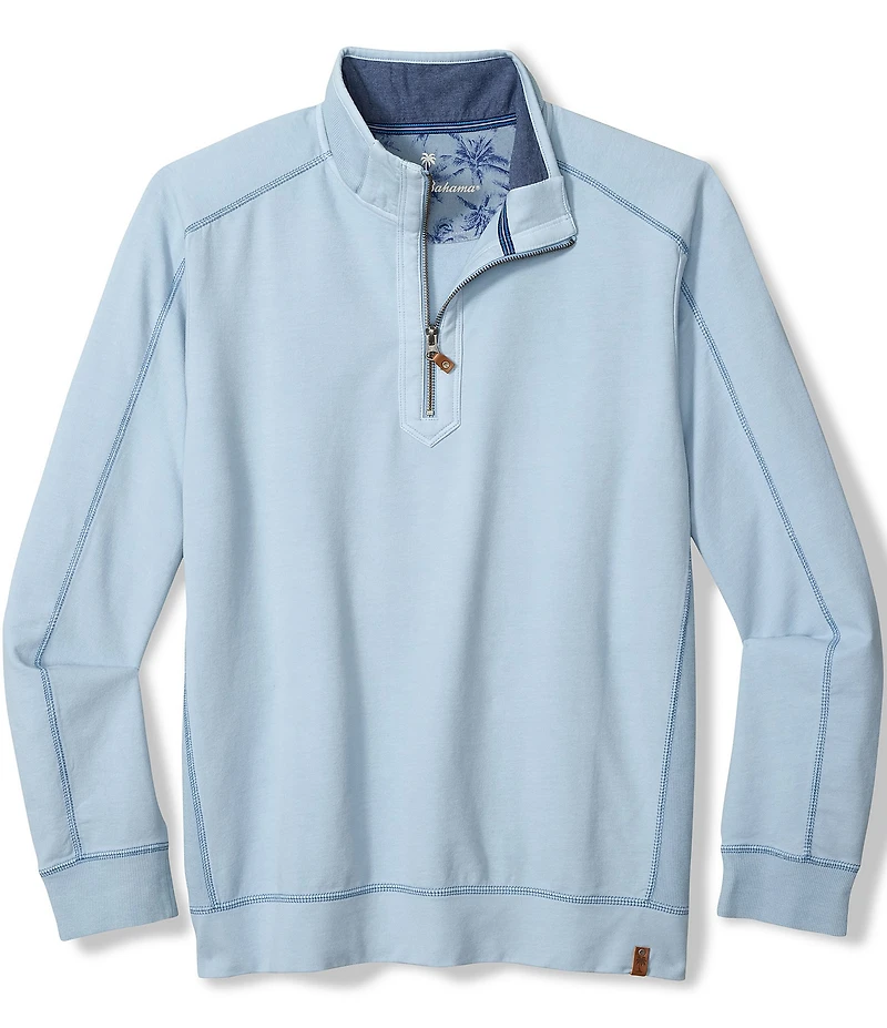 Tommy Bahama Ben And Terry Half Zip Pullover