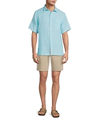 Tommy Bahama Big & Tall Bahama Coast Flat Front 10#double; and 11#double; Inseam Shorts