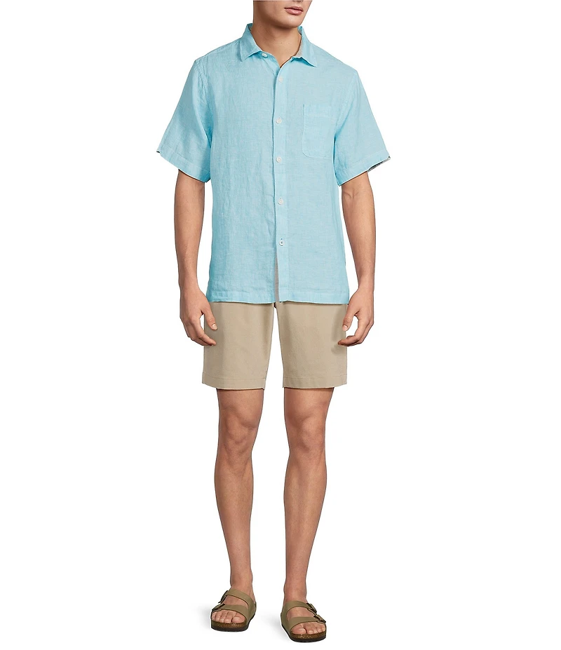 Tommy Bahama Big & Tall Bahama Coast Flat Front 10#double; and 11#double; Inseam Shorts