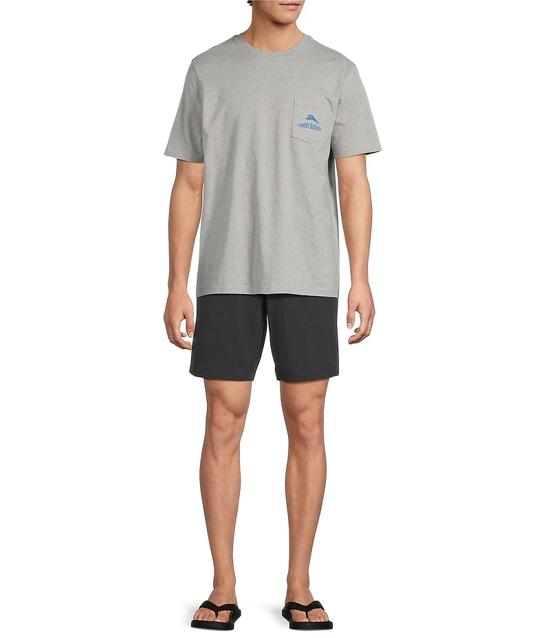 Tommy Bahama Big & Tall Bahama Coast Flat Front 10#double; and 11#double; Inseam Shorts