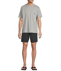 Tommy Bahama Big & Tall Bahama Coast Flat Front 10#double; and 11#double; Inseam Shorts