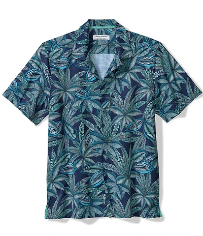 Tommy Bahama Big & Tall Bahama Coast Luau Blooms Short Sleeve Woven Camp Shirt