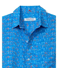 Tommy Bahama Big & Tall Bahama Coast Martini Short Sleeve Woven Shirt