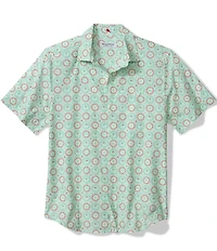 Tommy Bahama Big & Tall Bahama Coast Retro Palms Stretch Short Sleeve Woven Shirt