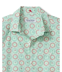 Tommy Bahama Big & Tall Bahama Coast Retro Palms Stretch Short Sleeve Woven Shirt