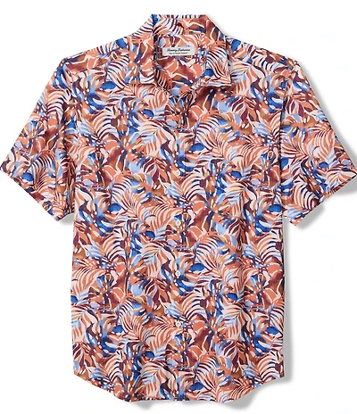 Tommy Bahama Big & Tall Bahama Coast Royal Palms Short Sleeve Woven Shirt