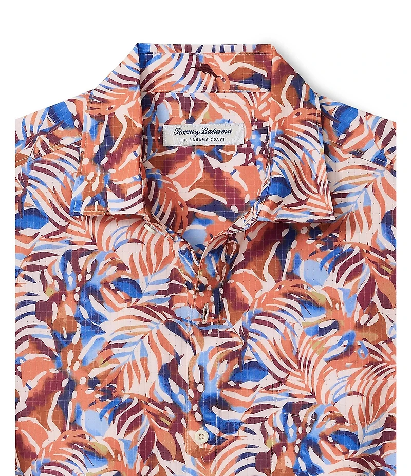 Tommy Bahama Big & Tall Bahama Coast Royal Palms Short Sleeve Woven Shirt