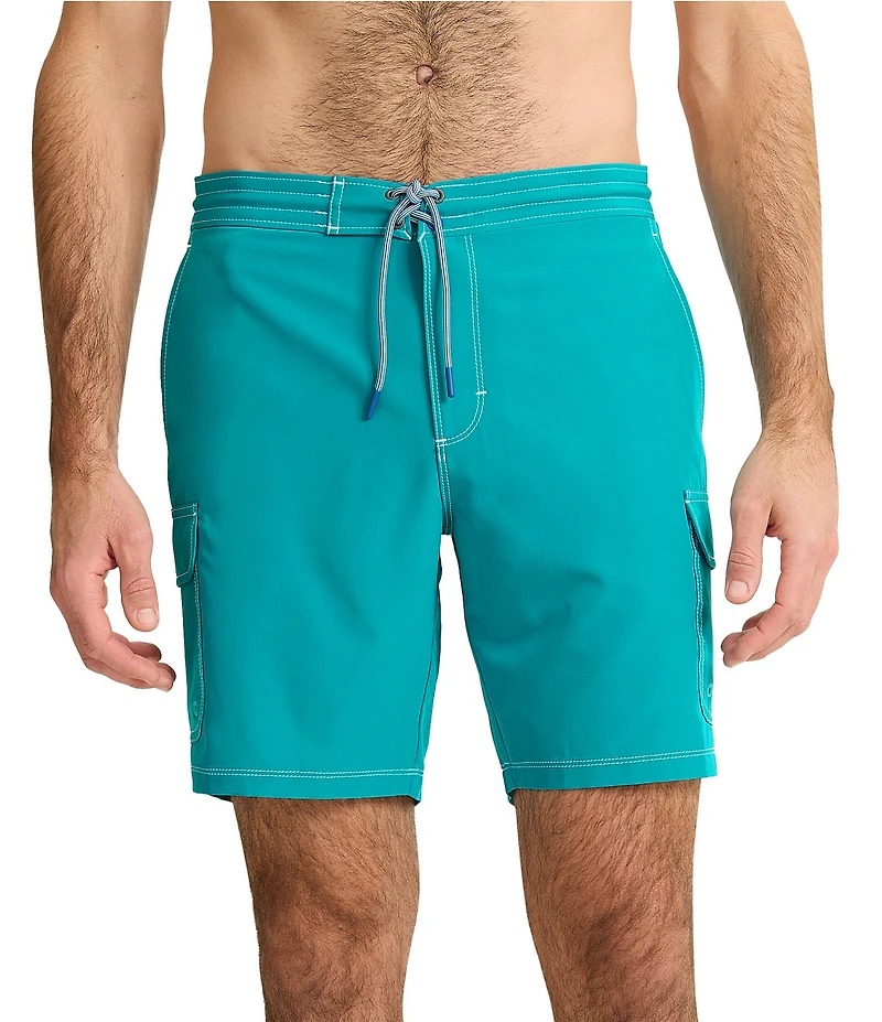 Tommy Bahama Big & Tall Baja Bay 9#double; Inseam and 10#double; Board Shorts