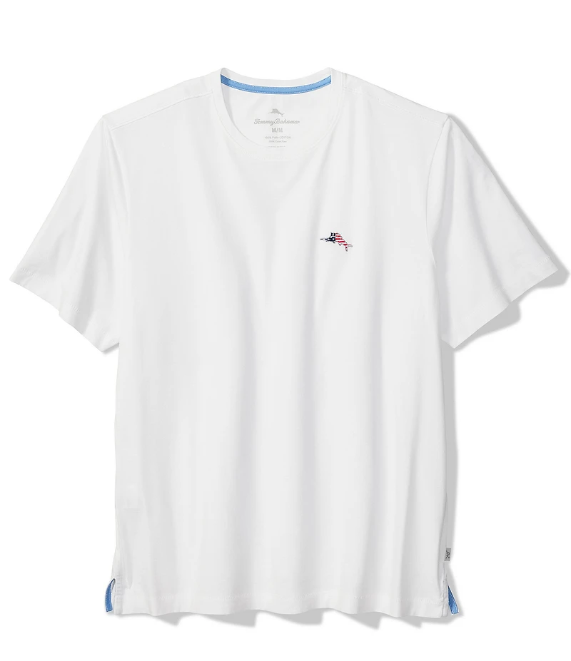 Tommy Bahama Big & Tall Bali Skyline Americana Short Sleeve T-Shirt