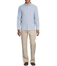Tommy Bahama Big & Tall Barbados Breeze Playa Long Sleeve Woven Shirt