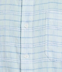 Tommy Bahama Big & Tall Barbados Breeze Playa Plaid Long Sleeve Woven Shirt
