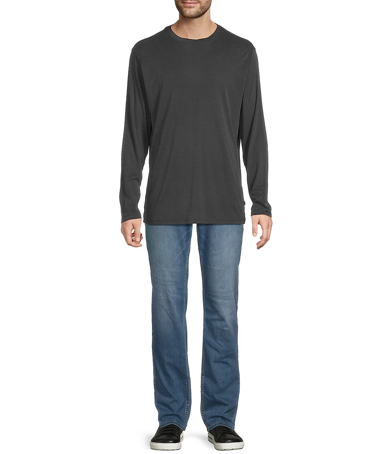 Tommy Bahama Big & Tall Bay Stripe Long Sleeve T-Shirt
