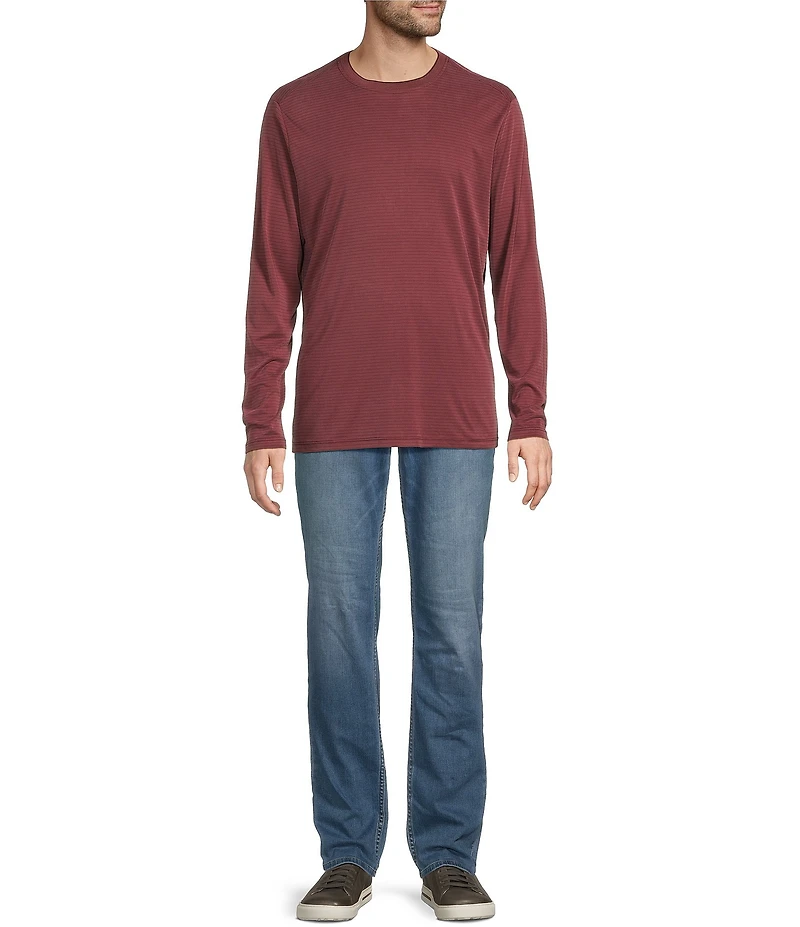 Tommy Bahama Big & Tall Bay Stripe Long Sleeve T-Shirt