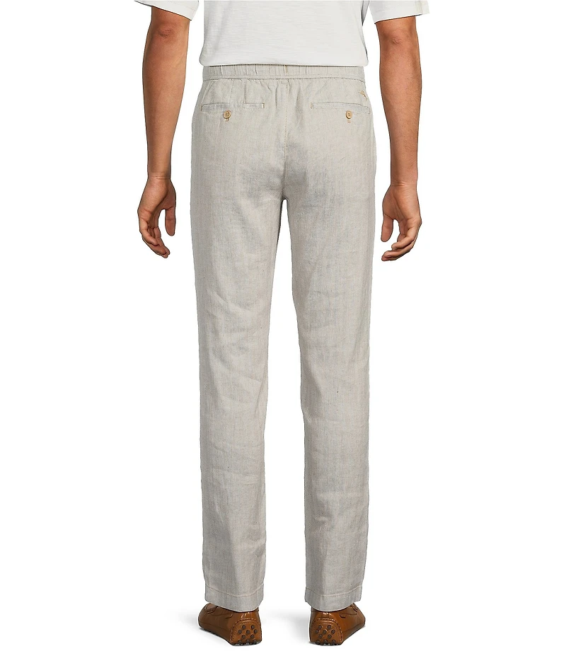 Tommy Bahama Big & Tall Beach Coast Linen Full Elastic Pants