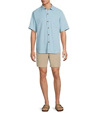 Tommy Bahama Big & Tall Birdie of Paradise Short Sleeve Woven Shirt
