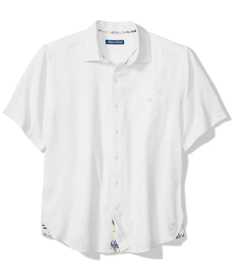 Tommy Bahama Big & Tall Breeze Island Short Sleeve Woven Shirt