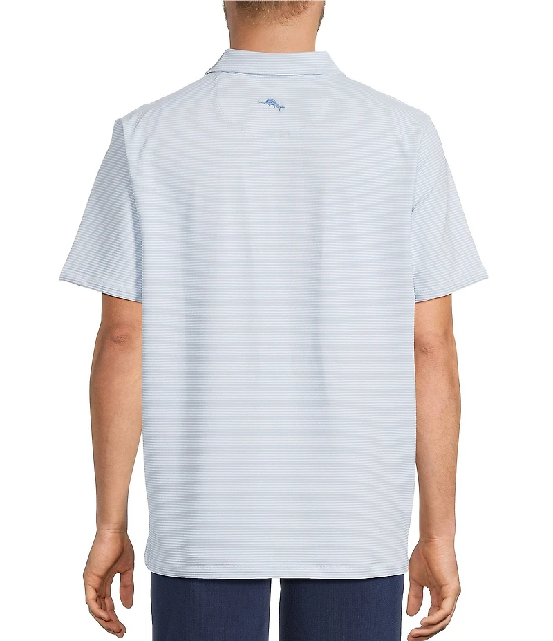Tommy Bahama Big & Tall Catch The Wave Short Sleeve Polo Shirt