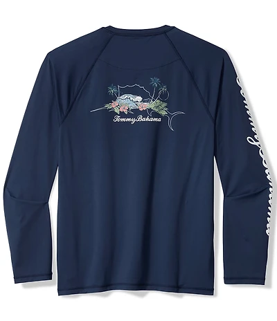 Tommy Bahama Big & Tall Chill Time Bay Long Sleeve T-Shirt
