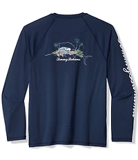 Tommy Bahama Big & Tall Chill Time Bay Long Sleeve T-Shirt