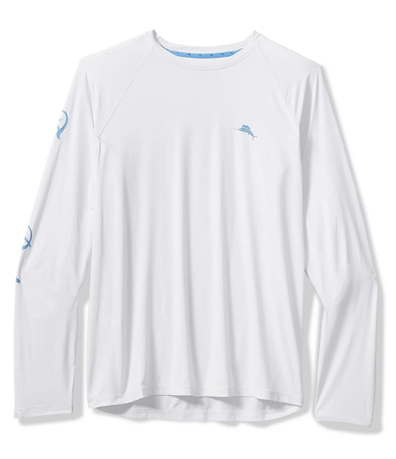 Tommy Bahama Big & Tall Chill Time Surf Long Sleeve T-Shirt