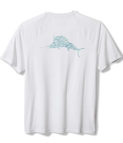 Tommy Bahama Big & Tall Chill Time Surf Short Sleeve Graphic T-Shirt