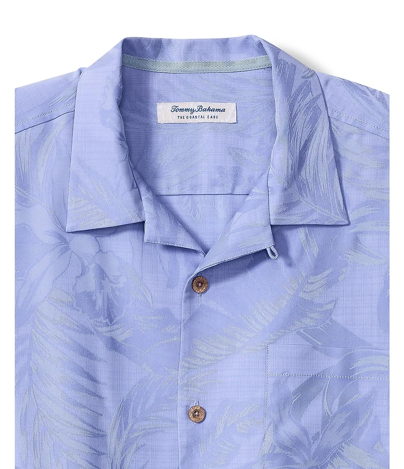 Tommy Bahama Big & Tall Coastal Ease Botanic Loom Short Sleeve Woven Camp Shirt