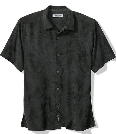 Tommy Bahama Big & Tall Coastal Ease Botanic Loom Short Sleeve Woven Camp Shirt