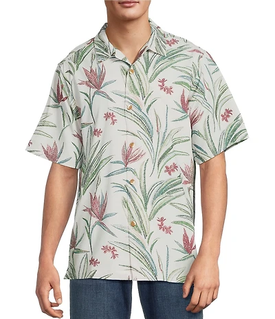 Tommy Bahama Big & Tall Coastal Ease Mariscala Blooms Short Sleeve Woven Shirt