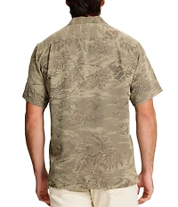Tommy Bahama Big & Tall Coastal Ease Palms Short Sleeve Woven Camp Shirt