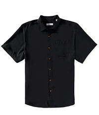 Tommy Bahama Big & Tall Coastal Ease Shoreline Check Short Sleeve Woven Camp Shirt