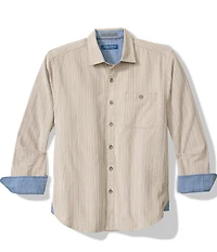 Tommy Bahama Big & Tall Coastline Cord Montecito Stripe Long Sleeve Woven Shirt