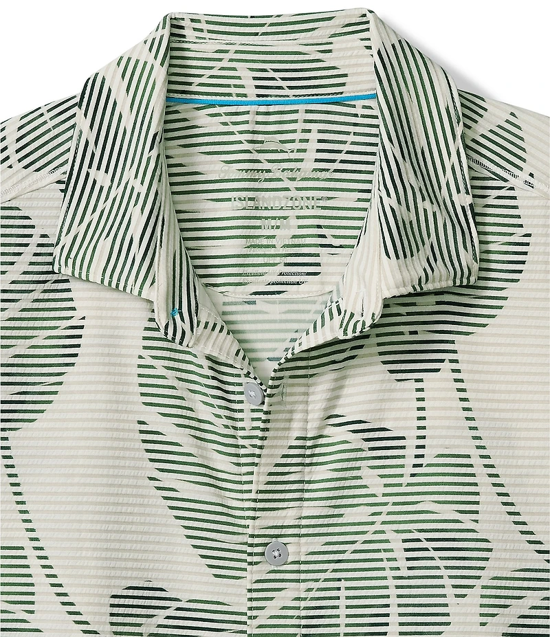 Tommy Bahama Big & Tall Costa Wave Monstera Mash Camp Short Sleeve Woven Shirt