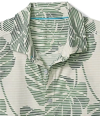 Tommy Bahama Big & Tall Costa Wave Monstera Mash Camp Short Sleeve Woven Shirt