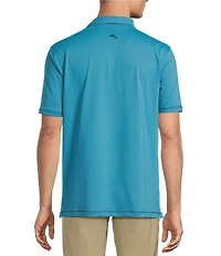 Tommy Bahama Big & Tall Costa Wave Performance Stretch Short Sleeve Polo Shirt
