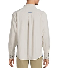 Tommy Bahama Big & Tall Dorado Stripe Long Sleeve Woven Shirt