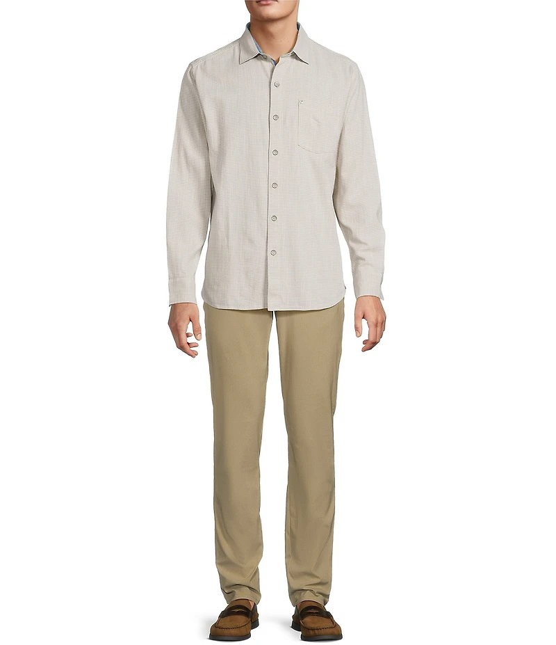 Tommy Bahama Big & Tall Dorado Stripe Long Sleeve Woven Shirt