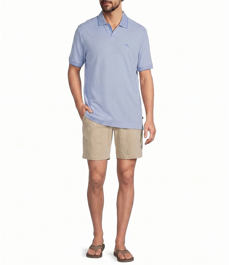 Tommy Bahama Big & Tall Emfielder Johnny Collar Short Sleeve Polo Shirt