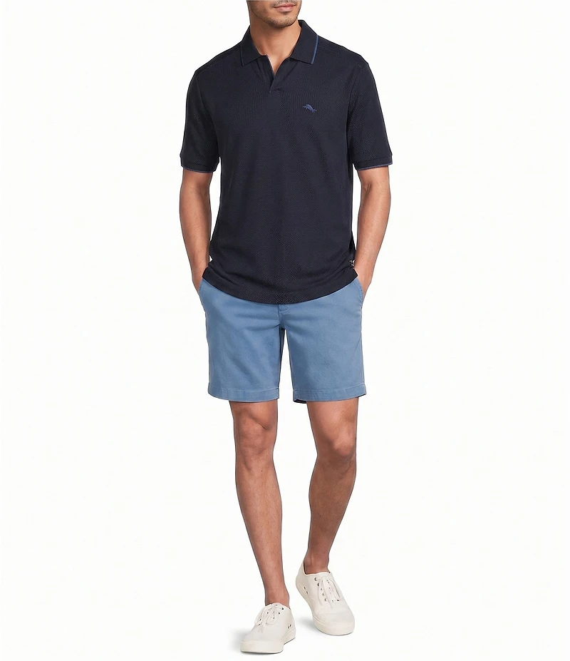 Tommy Bahama Big & Tall Emfielder Johnny Collar Short Sleeve Polo Shirt