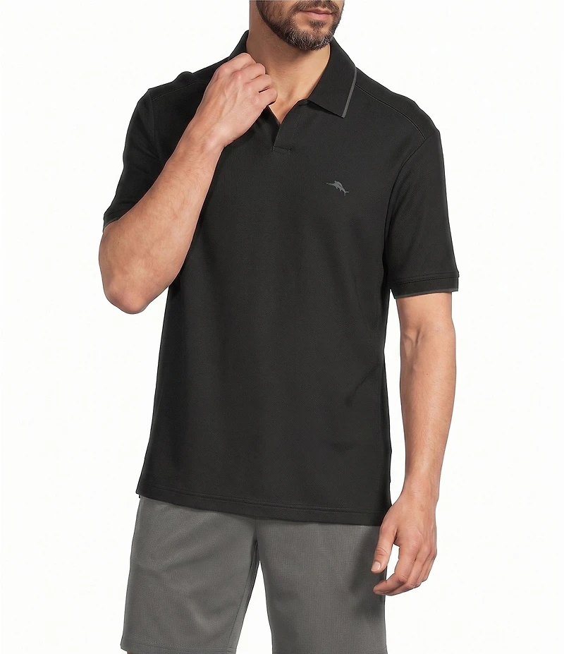 Tommy Bahama Big & Tall Emfielder Johnny Collar Short Sleeve Polo Shirt