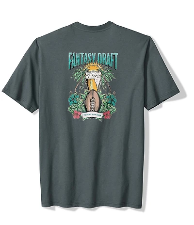 Tommy Bahama Big & Tall Fantasy Draft Short Sleeve T-Shirt