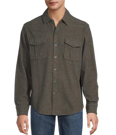 Tommy Bahama Big & Tall Fireside Coast Long Sleeve Woven Shirt