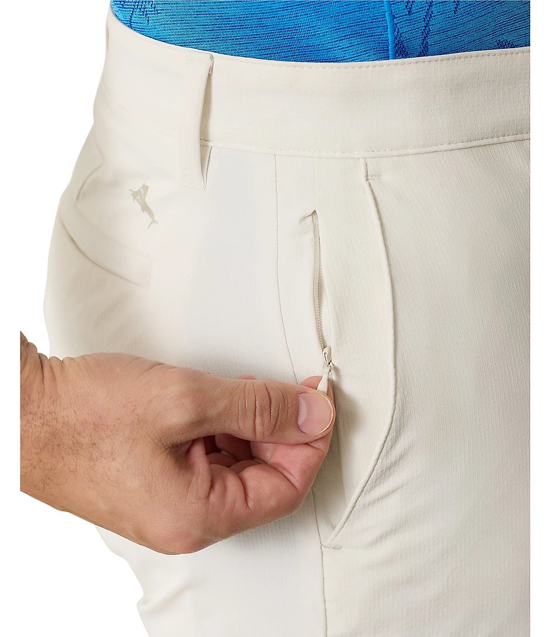 Tommy Bahama Big & Tall Flat Front Chip Shot 10#double; & 11#double; Inseam Shorts