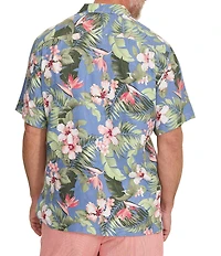 Tommy Bahama Big & Tall Flora Festival Short Sleeve Woven Camp Shirt
